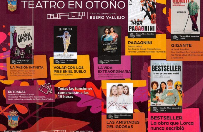 José María Pou, Malena Alterio, Pepón Nieto… muchos nombres para la programación de Teatro de Otoño en Guadalajara 2026