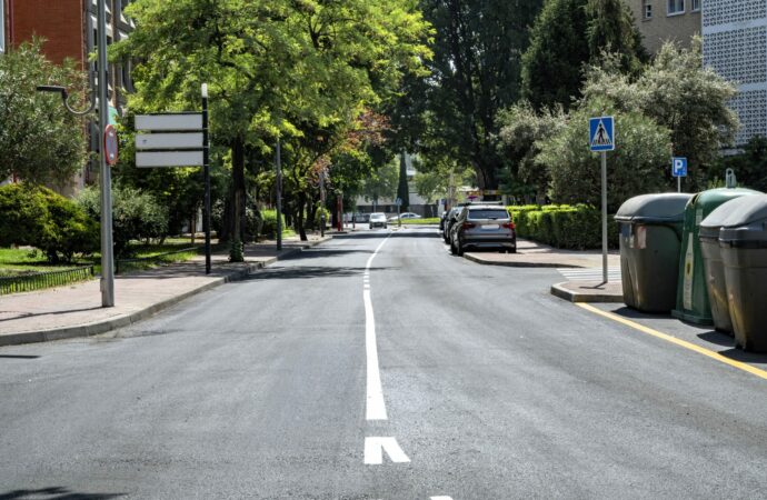 Finalizan los trabajos de asfaltado, accesibilidad y movilidad en el Paseo de la Alameda de Alcalá