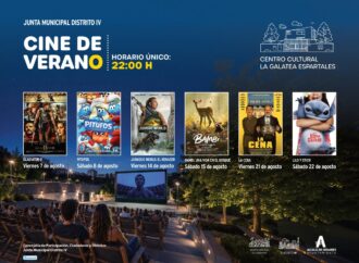 Cine de Verano en el Centro La Galatea de Alcalá los viernes y sábados, a las 22:00 horas
