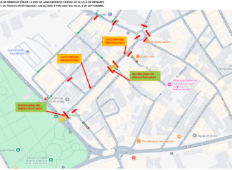 Cortes de tráfico en Alcalá: atención a la calle Daoiz y Velarde y la rotonda de Cánovas del Castillo con Torrelaguna