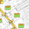Obras en Alcalá / Próximo corte en el área de Gran Canal