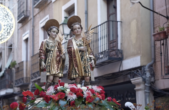 Los Santos Niños Justo y Pastor, Patronos de Alcalá, volvieron a salir en procesión en su día grande