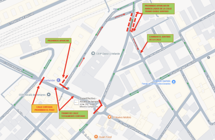 Obras en Alcalá: cambios en la movilidad del entorno de la calle Torrelaguna desde el lunes 14 de septiembre