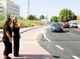 Recta final de la renovación del tramo más deteriorado del Camino de los Afligidos en Alcalá