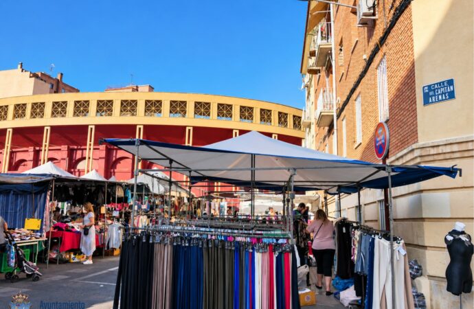 Los dos próximos sábados el mercadillo de Guadalajara se traslada al lado de la Plaza de Toros