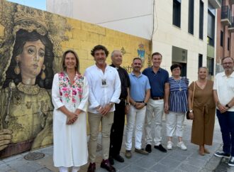 La Virgen de la Antigua, protagonista de un nuevo mural de arte urbano en Guadalajara