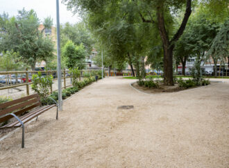 Así ha quedado el Parque de la Plaza Príncipe Carlos tras su remodelación en el barrio de Juan de Austria de Alcalá de Henares