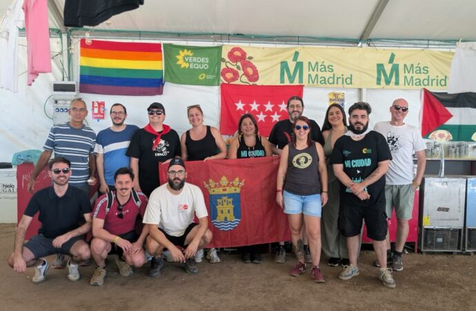 Ferias Alcalá / Orgullo de militancia en la caseta autogestionada de Más Madrid – Verdes Equo Alcalá