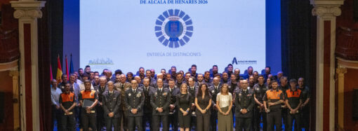Distinciones y condecoraciones de la Policía Local con motivo de su fiesta patronal en Alcalá