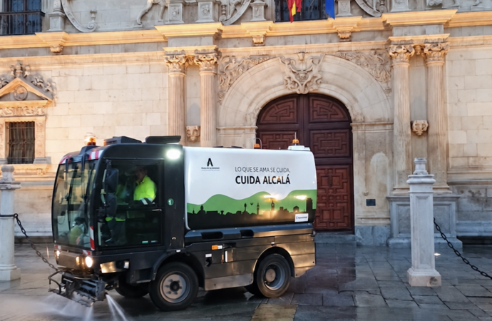 Alcalá recuperó la normalidad tras cinco días de Mercado Cervantino gracias al trabajo de los servicios de limpieza