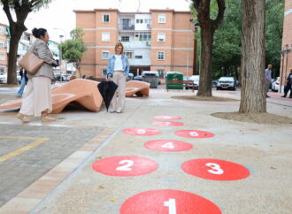 Finalizados los trabajos de la plaza de la calle Nuestra Señora de Belén en Alcalá