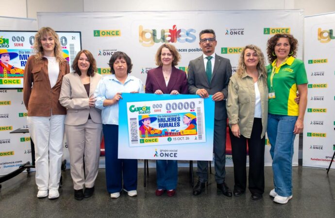 La ONCE presenta en Alcalá de Henares el cupón del día 15, Día de las Mujeres Rurales
