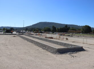 Continúan los trabajos de ampliación del aparcamiento de Jiménez de Quesada en Alcalá de Henares