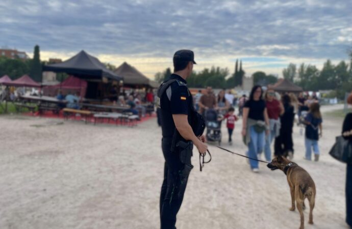 La Policía Local de Alcalá levantó siete actas por tenencia de drogas durante el Mercado Cervantino 